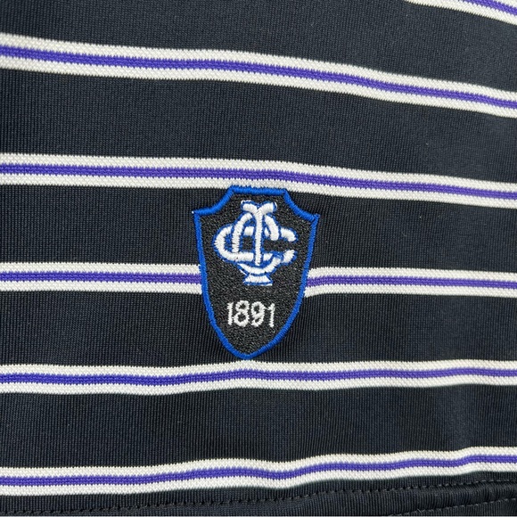 3 for $15 FootJoy Breathable Short Sleeve Golf Polo Shirt Indianapolis Striped - Picture 4 of 6